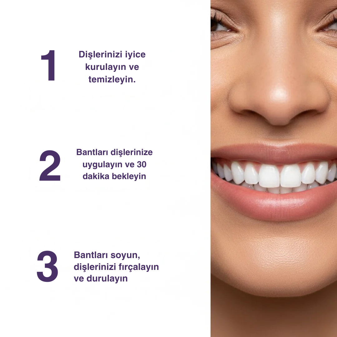 Duyora - Çift Etkili Diş Beyazlatma Bantları