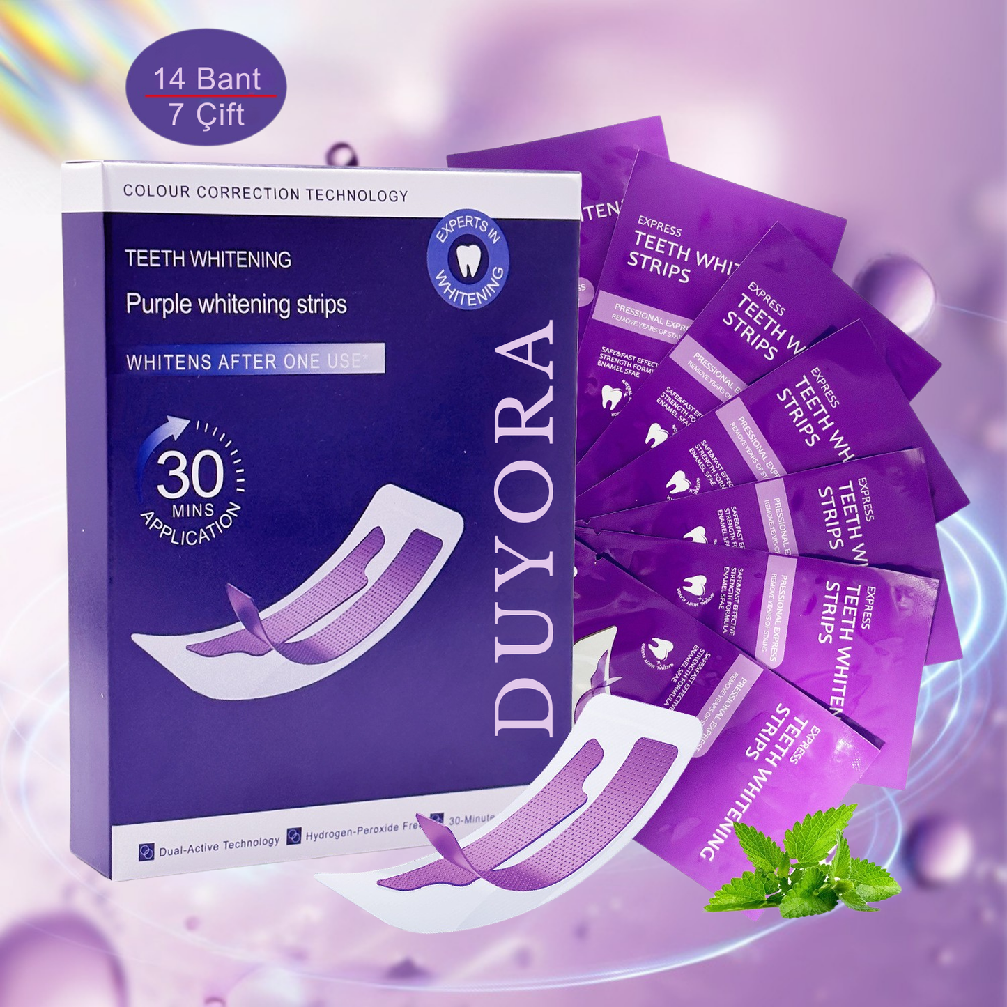 Duyora - Çift Etkili Diş Beyazlatma Bantları