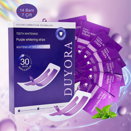 Duyora - Çift Etkili Diş Beyazlatma Bantları